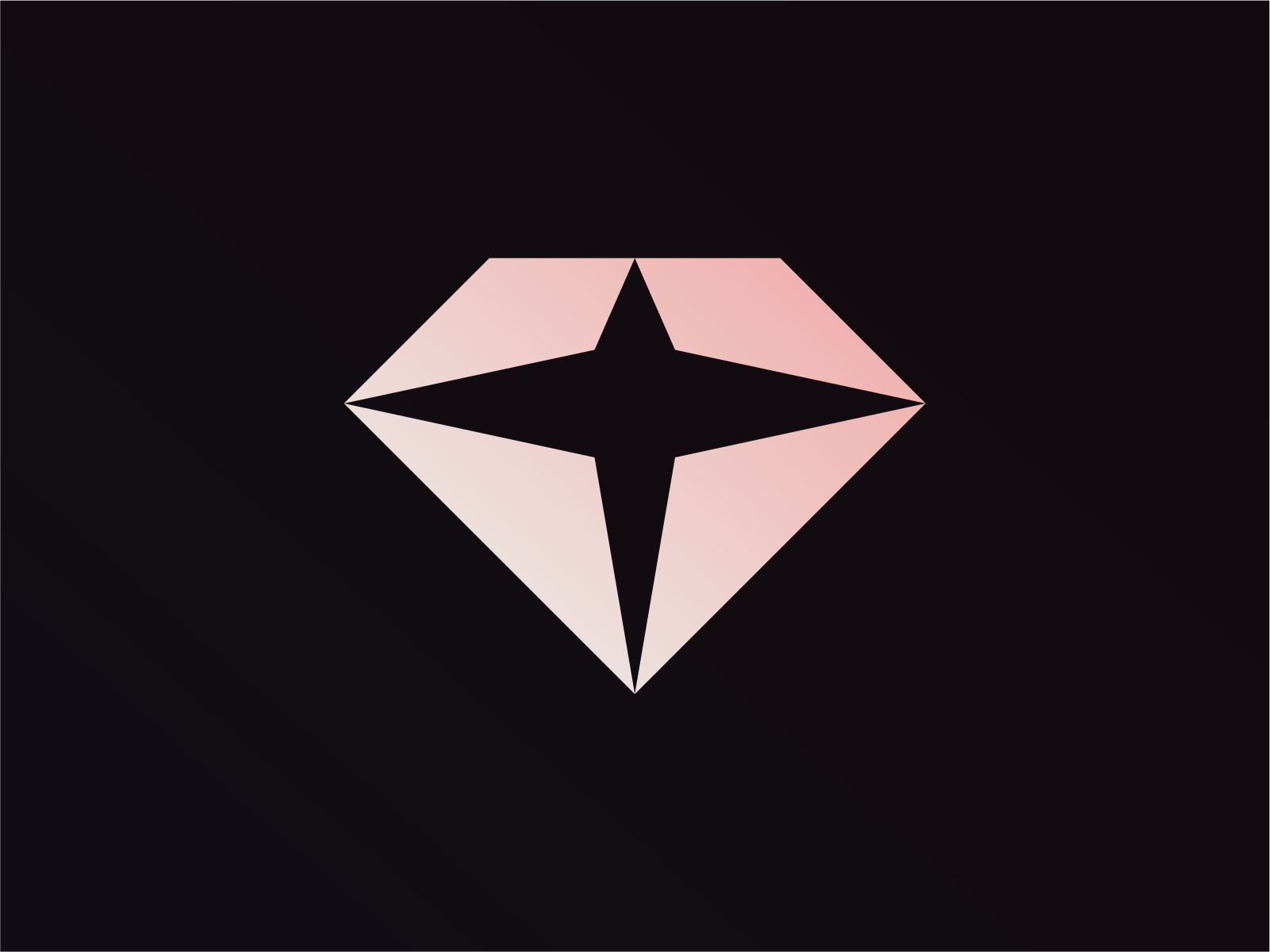 Diamond With Sparkle   Star Within, Logo Design Symbol By Alex Tass 