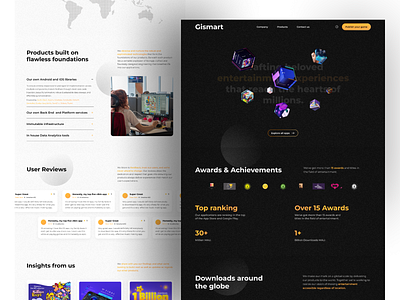 Gismart website Redesign landing page redesign websitedesign