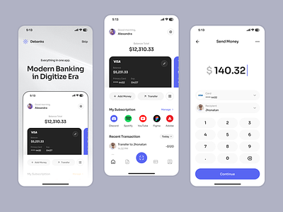 Banking App app banking app branding cards credit crypto dashboard debit finance fintech illustration loan minimal ui