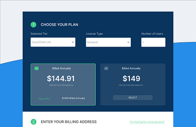 Billing plan figma logo ui ux