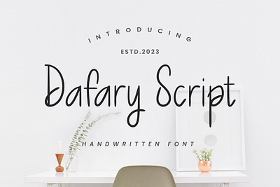 Dafary Script - Handwritten Font font