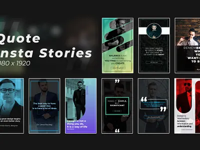 Quootes Insta Story animation graphic design motion graphics