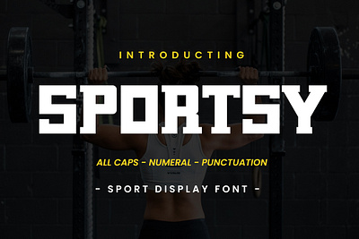 SPORTSY - Sport Display Font font