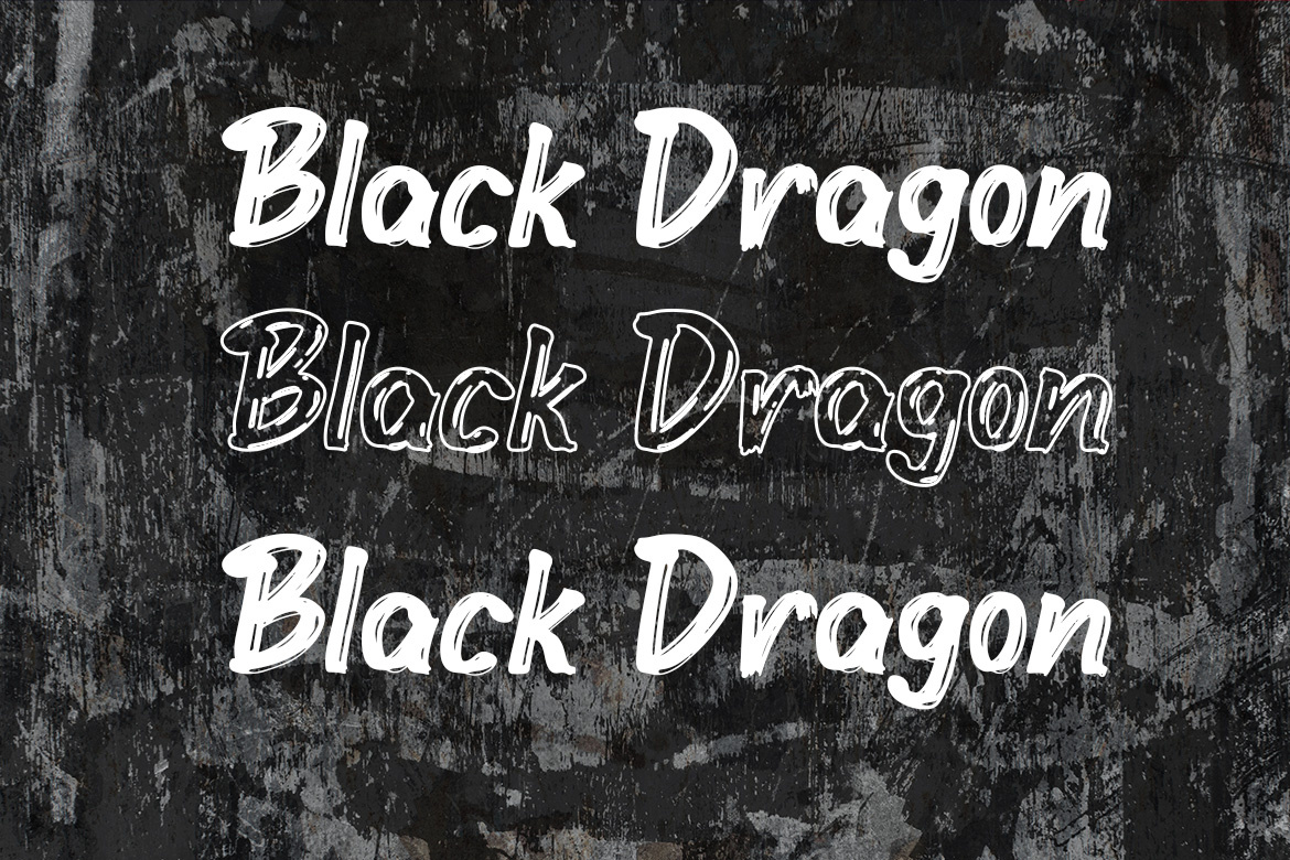Brash Ginio - Textured Brush Font by Enative Design on Dribbble