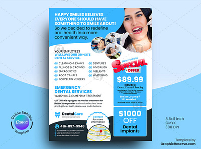 Awesome Dental Flyer Canva Template canva dental flyer design canva design template canva flyer template canvas dental dental flyer dental promotional flyer design dentistry dentistry clinic flyer dentistry flyer dentistry flyer canva template digital dentistry flyer flyer design canva template flyer template flyers medical flyer