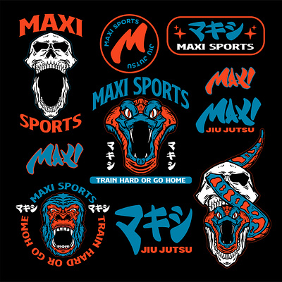 Bundle Design “Maxi Sports Jiu-Jutsu” kimono