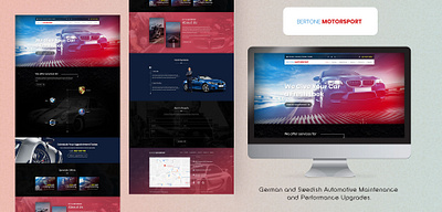 Bertone Motorsport - UI / UX Web Design adobe xd desgin branding creative design figma desgin modern design ui ui design ux design web design