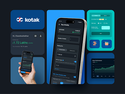 Kotak l Trading business investment stock trading trading ui ux