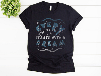 Typography T-shirt Design positive