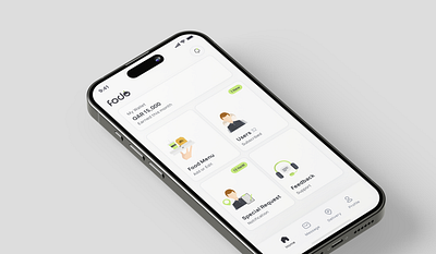 Fodo · Food Mess Delivery App android animation black clean delivery design system food green healthy illustration ios light map meal minimalistic tasty theme ui uiux warm