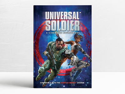 Layout Universal Soldier TTRPG sourcebook book games graphic design layout typography