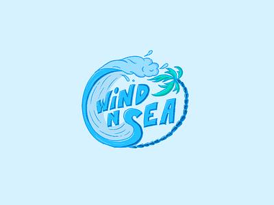 Windnsea Beach Concept Sketch beach beachy california color freelance fun graphic design illustration procreate sketch surf