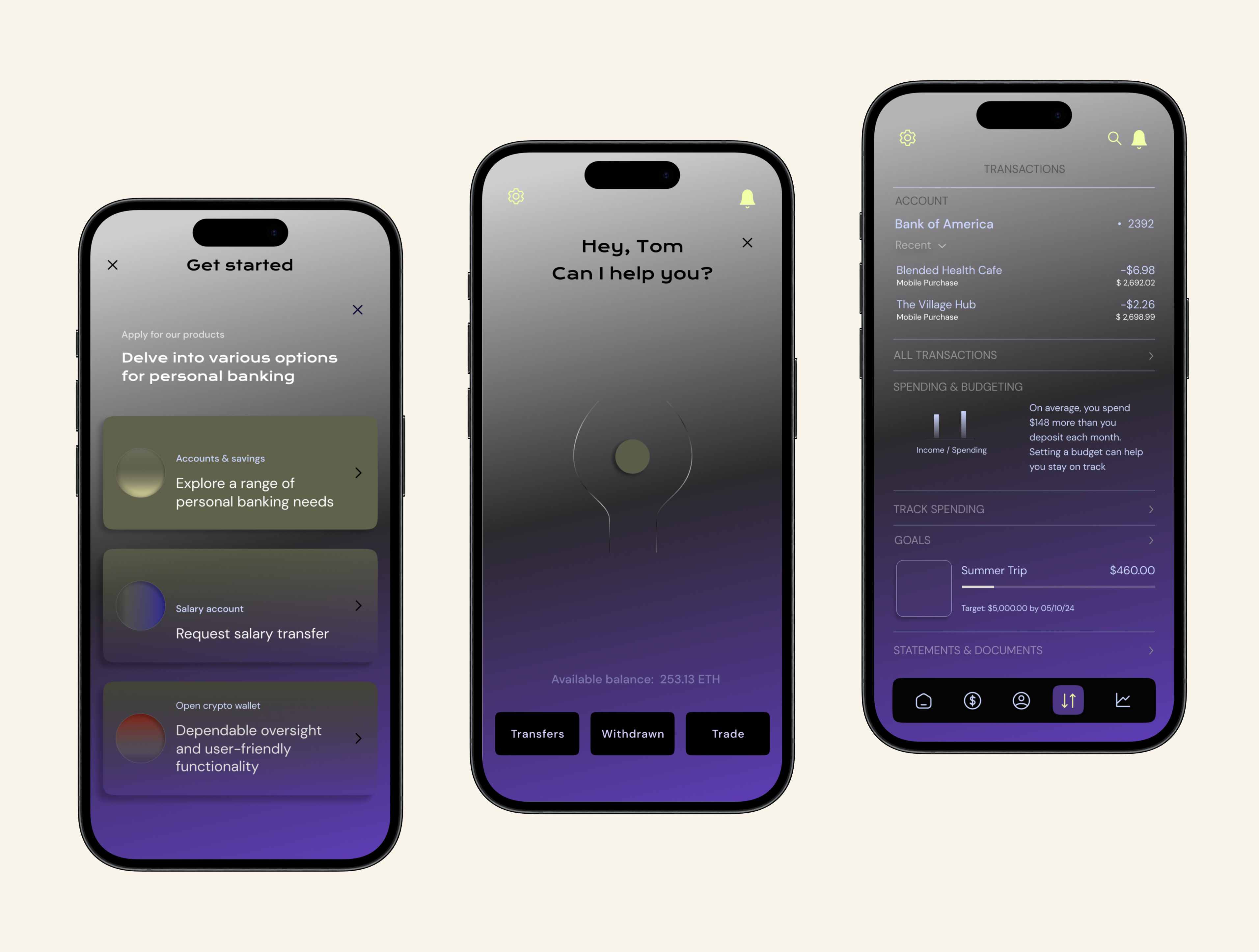 CashFlow - Modern Banking App banking app branding design figma graphic design logo mobile app ui uxui