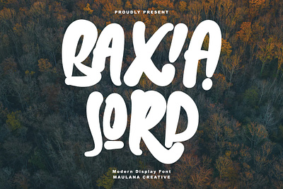 Baxia Jord Modern Display Font branding font fonts graphic design logo nostalgic