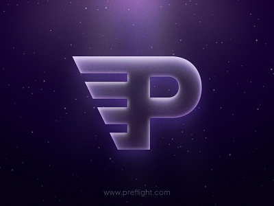 Logo in Space - Preflight branding design figma future illustration logo space vector