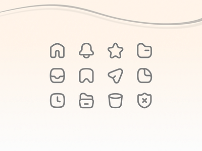 Mail app icons app application clean cleandesign cleanicons cute graphic design icon icons mail mailapp mailappicons minimalist simple ui