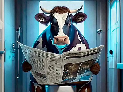 Mooo-ody Morning Disrupted by News of Daily Blackouts animation