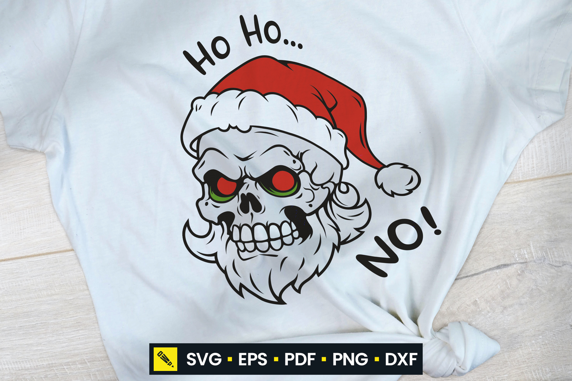 Christmas Skull Santa character christmas christmas skull design funny christmas design funny christmas t shirt funny t shirt design graphic design ho ho ho illustration printable santa santa claus santa skull skeleton skull skull illustration svg t shirt design vector