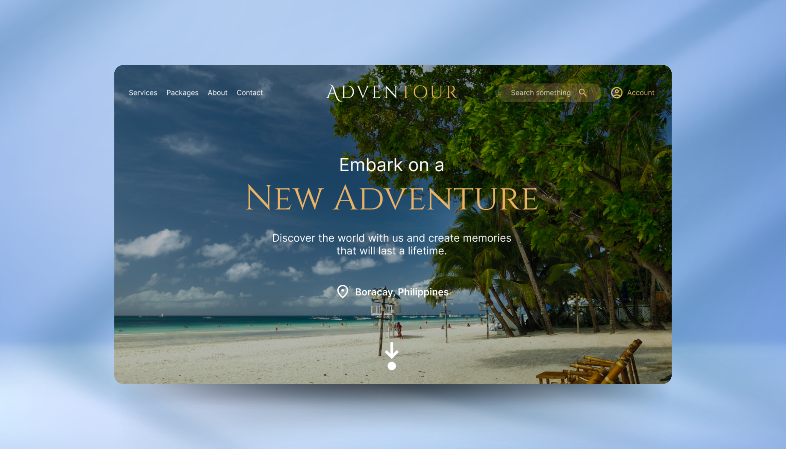 Travel Agency Landing Page: Daily UI Challenge #3 daily ui challenge dailyui figma graphic design illustration landing page layout design web design website