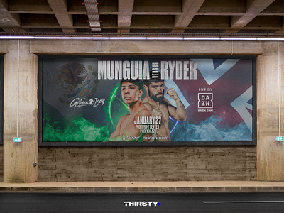 MUNGUIA vs RYDER action boxing branding creative design graphic design marketing sports