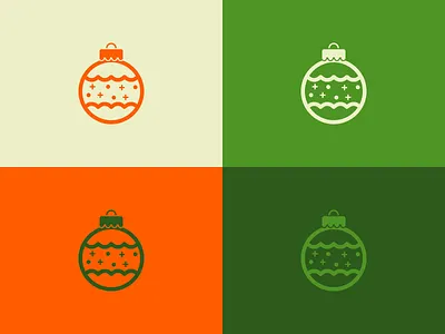 Ordinary Ornament christmas color palette design flat graphic design holidays illustration minimal ornament sketch snow