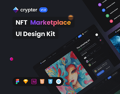 Crypter - NFT Marketplace UI Kit crypter nft marketplace ui kit ui