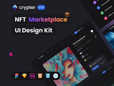 Crypter - NFT Marketplace UI Kit crypter nft marketplace ui kit ui