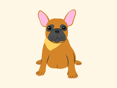Woof&Stay - Dog Illustration badge branding bulldog business cat design dog graphic design illustration illustrative illustrator pet procreate pug startup typography vector vector illustration