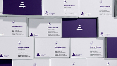 Elevate Sphere Marketing Business card design business card card elevate sphere marketing graphic design