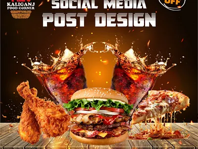 Restaurant social media post design. post design
