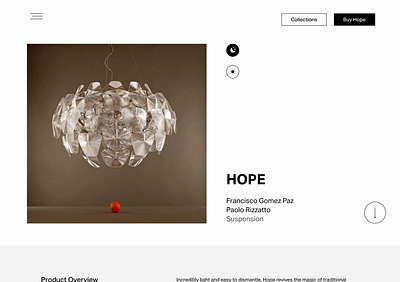 Hope animation design furniture furniture design interactive interior interior design lamps ui web design