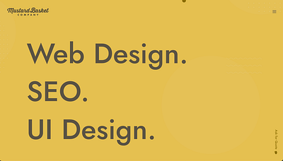 Mustard Basket Company Web Design