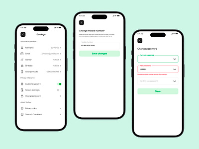 Mobile App - Settings 🚀 by Francis Macaspac on Dribbble