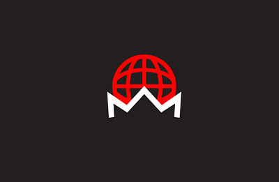 Richworld Club Logo Design brand crown design icon logo logo design red and black