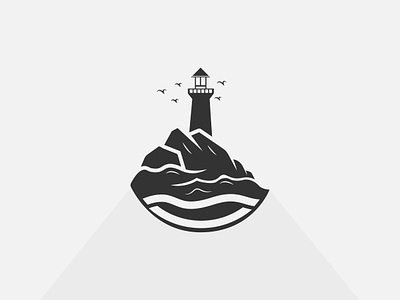 Lighthouse Logo art brand branding clean design doodle drawing graphic design illustration light lighthouse lighthouse logo logo marks motion graphics sailor sea simple ui vector