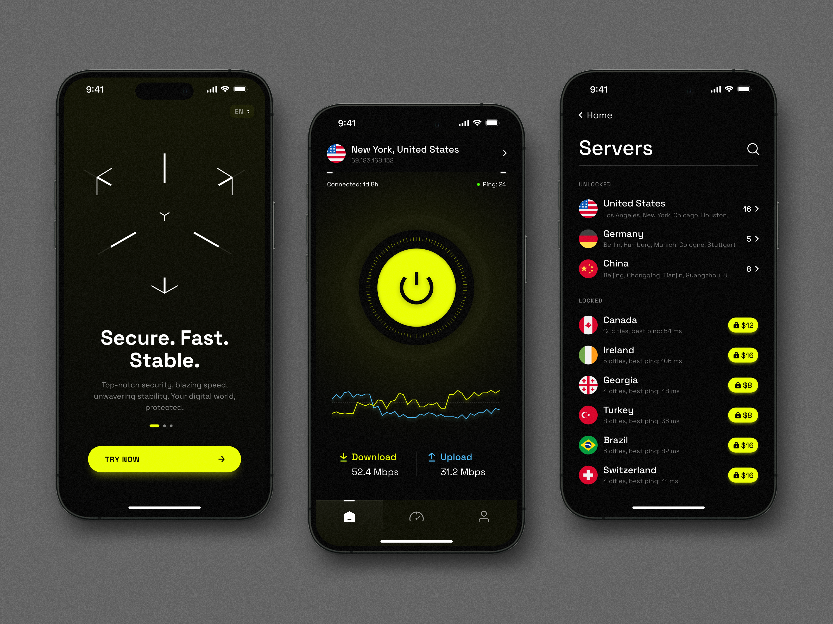 Example of Mobile App UI/UX Design Concept
