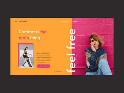 Clothing store clothing shop clothing store landing page showroom ui ux web design магазин одежды шоурум