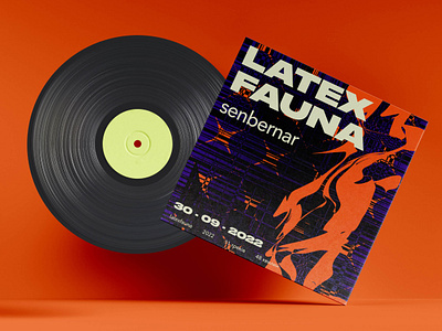 Vinyl Cover — Latexfauna album art album cover art cover design graphic design illustration music package design vinyl vinyl cover