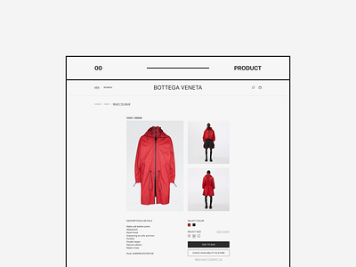 Bottega — Website Redesign Concept (Product) branding catalog clean color concept design ecommerce fashion figma graphic design illustration layout logo product redesign typography ui vector web website