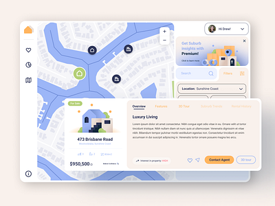 Property search platform colorfului creativedesign designconcept filterpanel innovativedesign interactivemap mapinteraction productdesign propertyfinder propertysearch realestateuxui roundedcorners searchfilters searchplatform uiinspiration uiuxdesign userexperience visualdesign