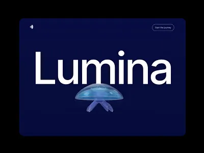 Basic 3D Website Concept 3d web design 3d website uxui web design website