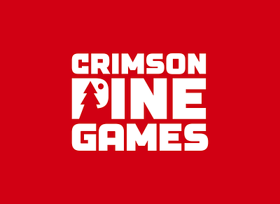 Crimson Pine Games logo branding crimson filip game gamedev games graphic komorowski logo logotipo logotype magic pine rebranding typo vactor