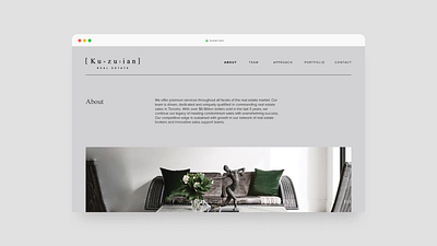 Website Design - Kuzian branding digital digital design graphic design web web design website