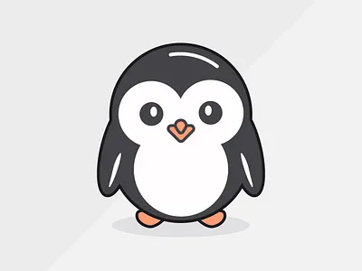 Cute Penguin Mascot animal character antarctic arctic arctic animal arctic bird bird bird logo bird mascot cartoon cartoon style character cute fun fun illustration graphic design mascot mascot logo penguin penguin cartoon polar