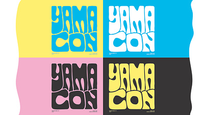 Yama-Con 2023 poster drawing branding graphic design
