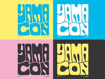 Yama-Con 2023 poster drawing branding graphic design