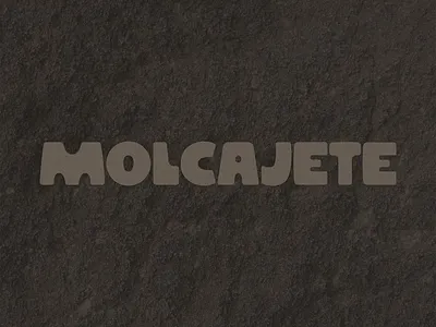 Molcajete lettering molcajete tex mex volcano