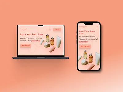 Responsive landing page branding design landing page ui ui design uiux design
