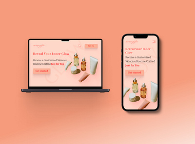 Responsive landing page branding design landing page ui ui design uiux design