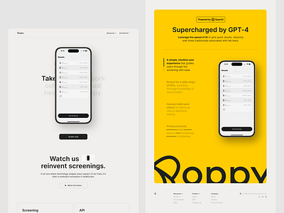 Poppy - Website Design adobe xd design figma flat ios ui web design website